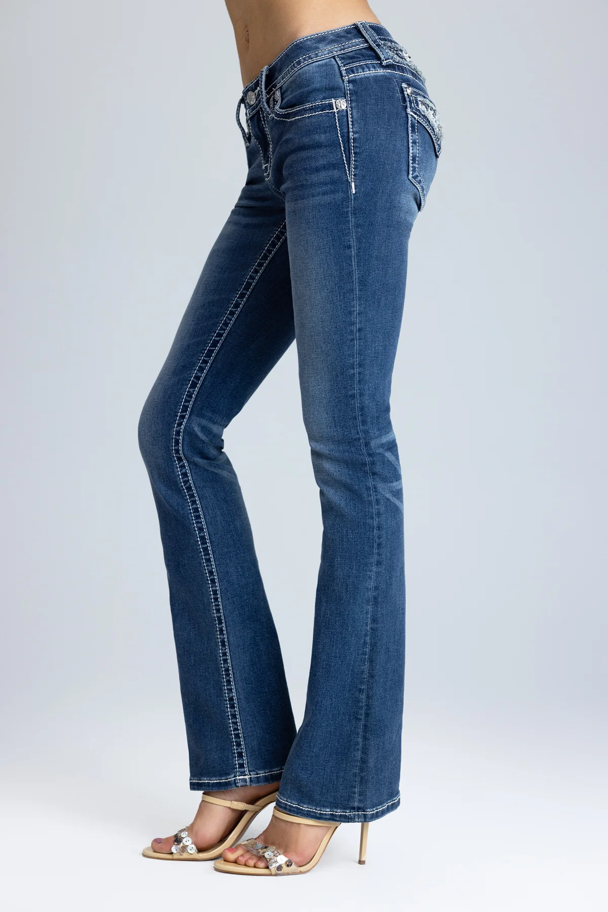 Starlit Low Rise Bootcut Jeans - Image 5