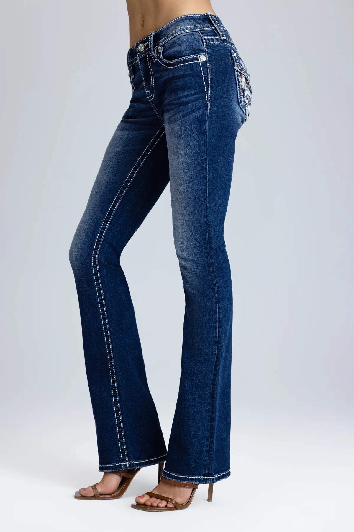Trinity Wing Bootcut Jeans - Image 5