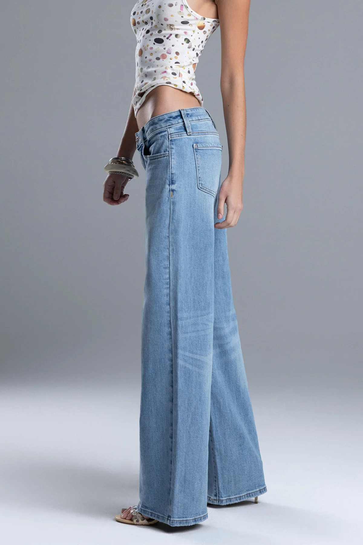 Tropez Baggy Wide Leg Jeans - Image 2