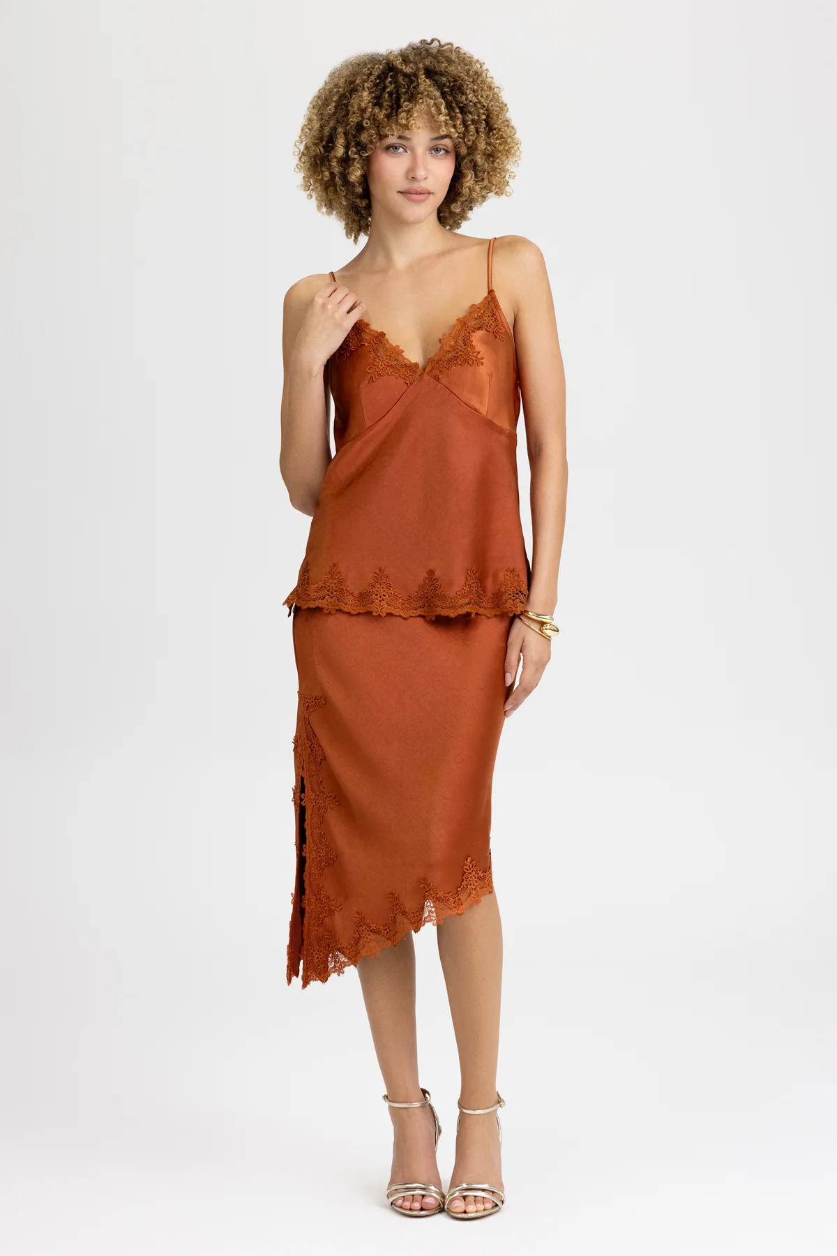 Valencia Satin Cami Top - Image 3