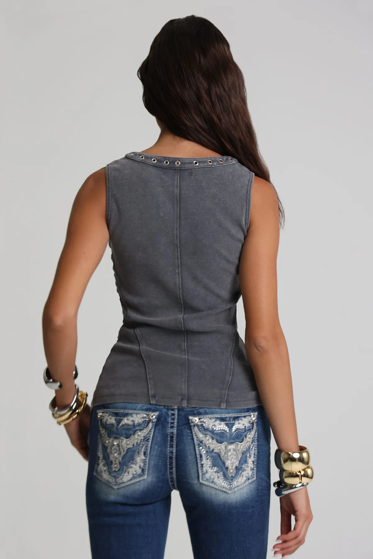 Veneta Ribbed Tank - Image 2