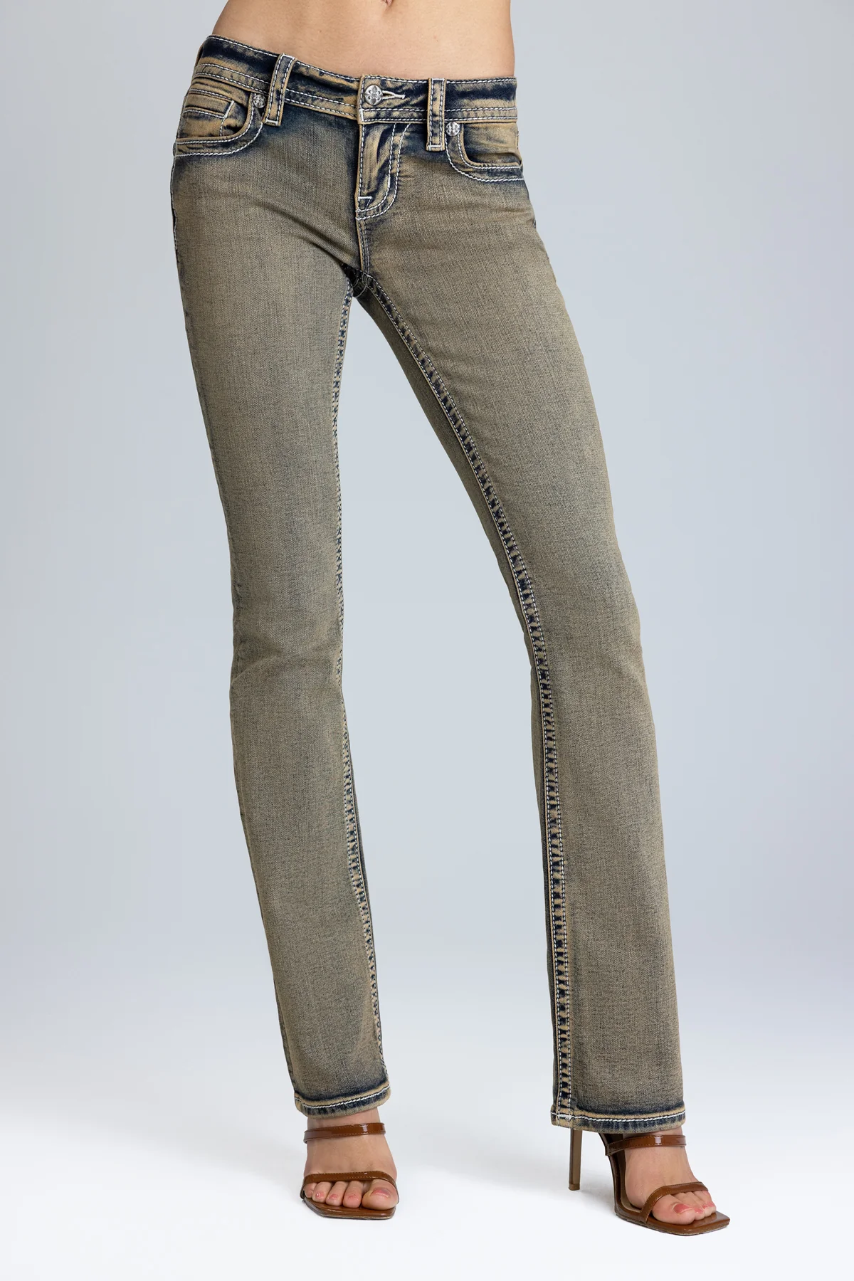 Xena Low Rise Bootcut Jeans - Image 3